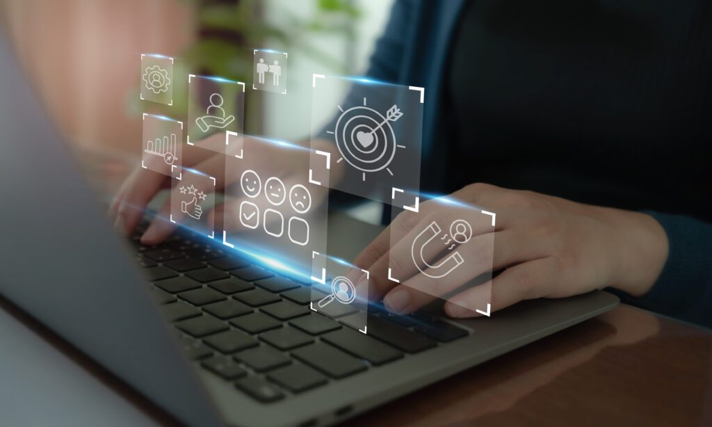 Virtual display of event advertisement engagement strategies