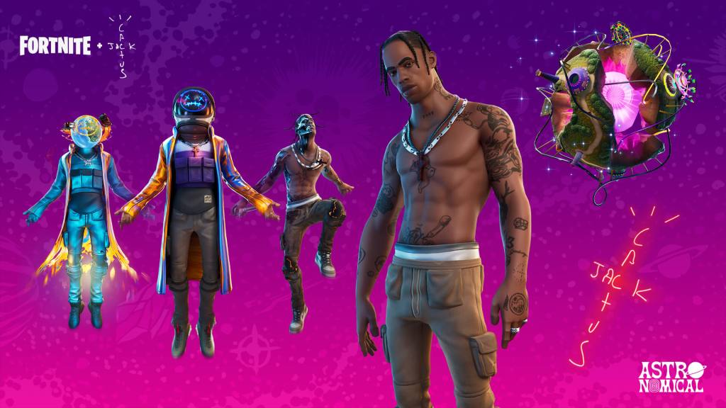 Fortnite and Travis Scott Astronomical