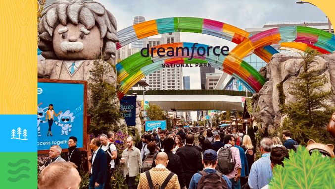 Salesforce Dreamforce experiential event