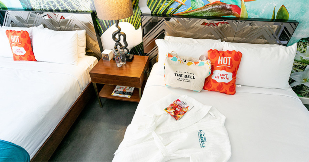 Taco Bell Hotel and Resort - example of successful experiential marketing