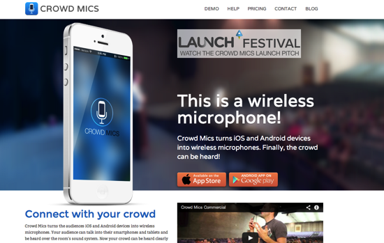 Crowdmics event startups