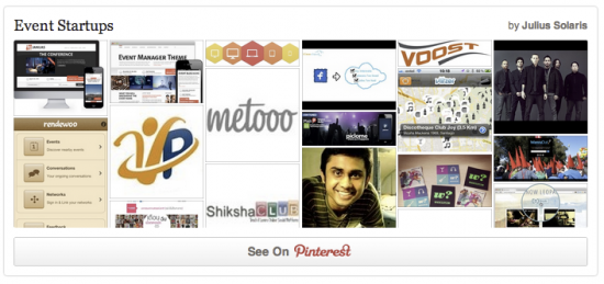 Event Startup Board on Pinterest