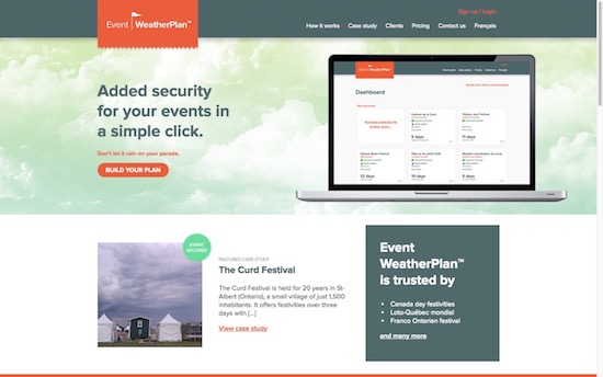 event weatherplan startup