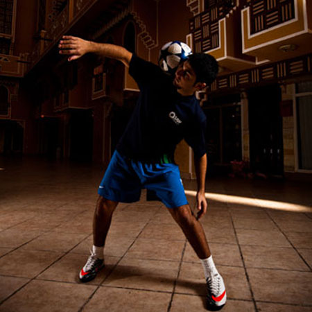 Football freestyler