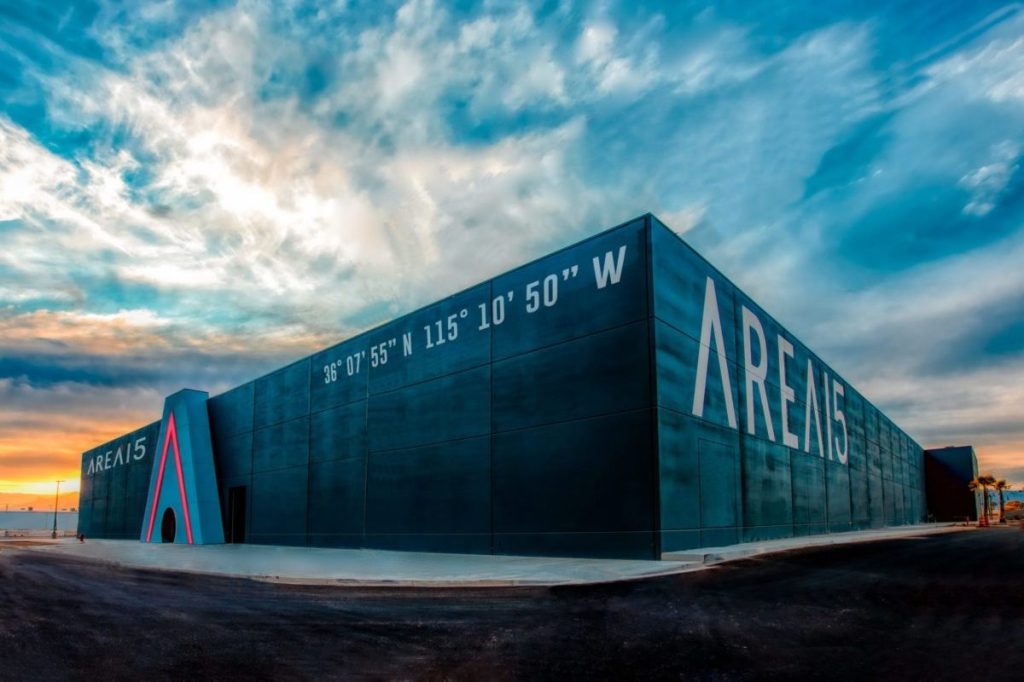 Exterior of Area15 in Las Vegas