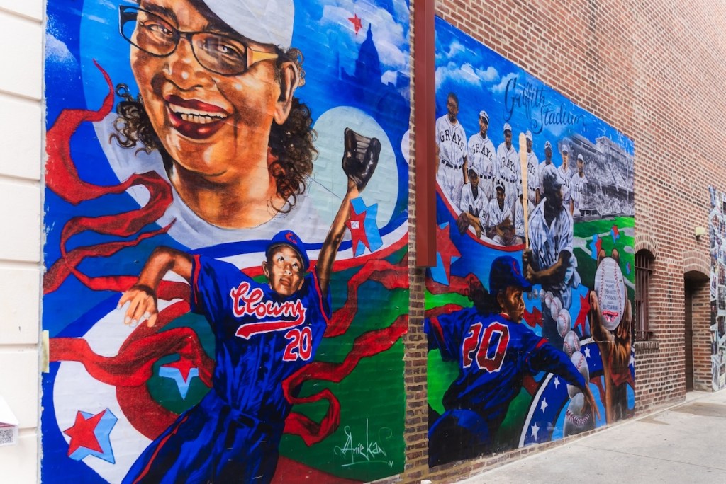 Photograph of Ben's Chili Bowl Mural, in Washington D.C.