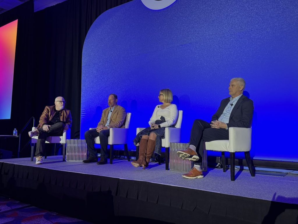 Execs on stage