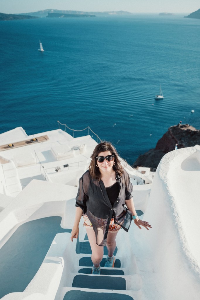 woman by the ocean